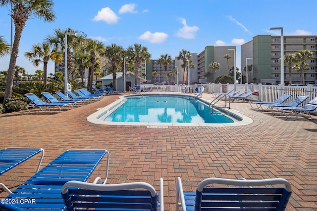 23223 Front Beach Rd Unit Ph-06, Panama City Beach, FL 32413 - community pool with a patio area