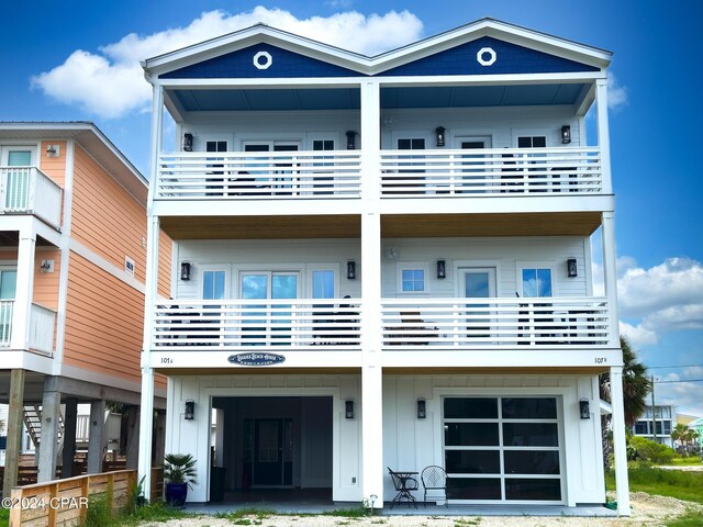 view of front of home with board and batten siding