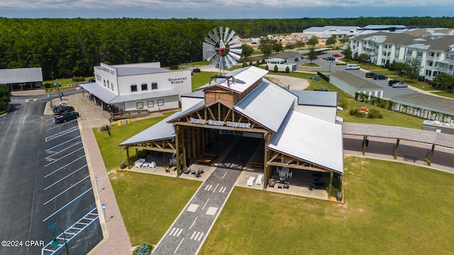 aerial view