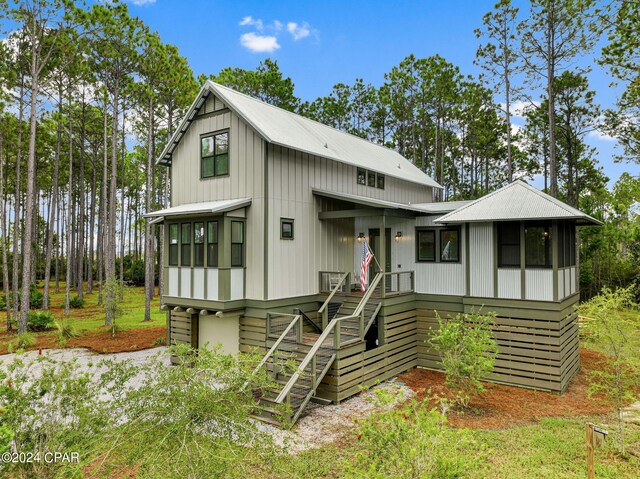 view of front of home