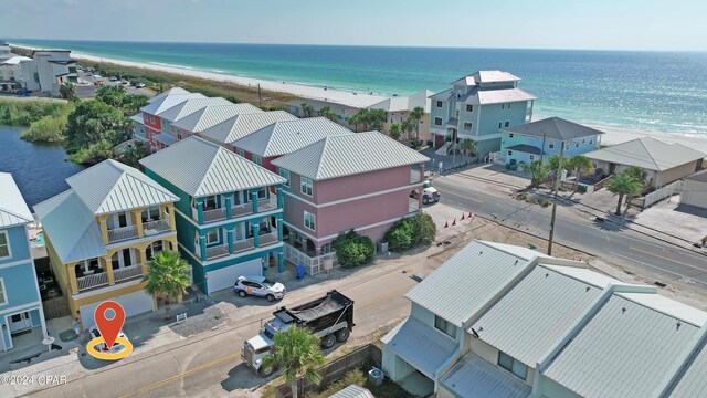 112 Riviera Dr, Panama City Beach, FL 32413 - bird's eye view of expansive beach