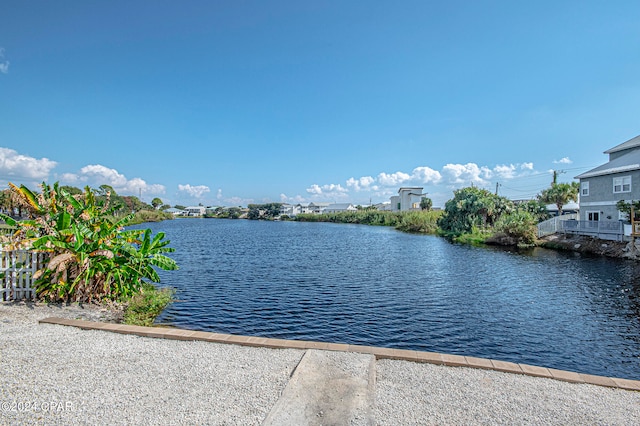 view of water feature