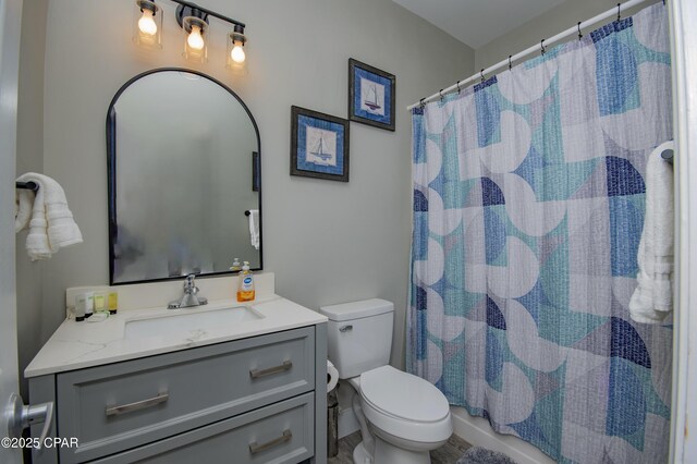 112 Riviera Dr, Panama City Beach, FL 32413 - full bath with vanity and toilet