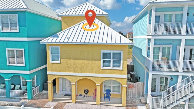 112 Riviera Dr, Panama City Beach, FL 32413 - view of property with stairway