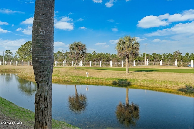 view of water feature