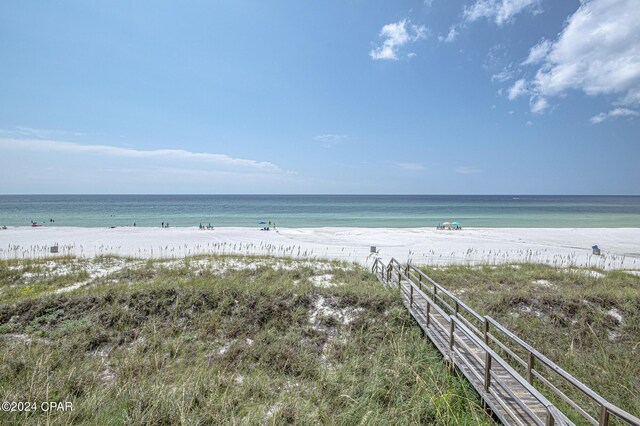 water view with a beach view