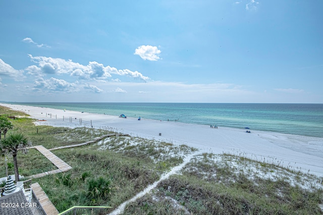 water view with a beach view