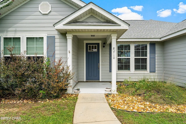 view of entrance to property