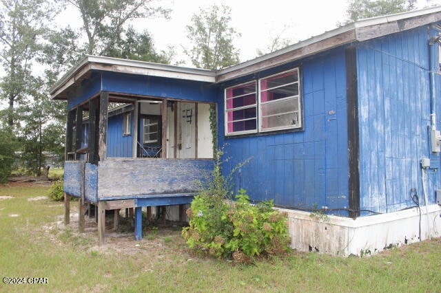 view of back of property