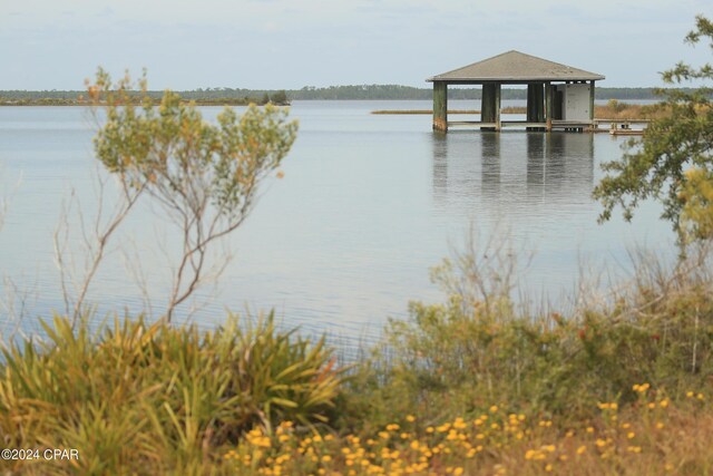 view of water feature