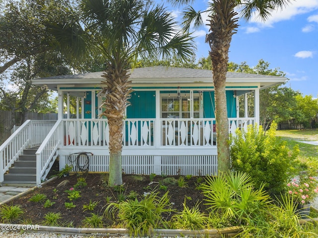 bungalow with covered porch