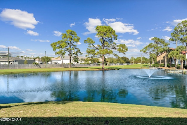 property view of water