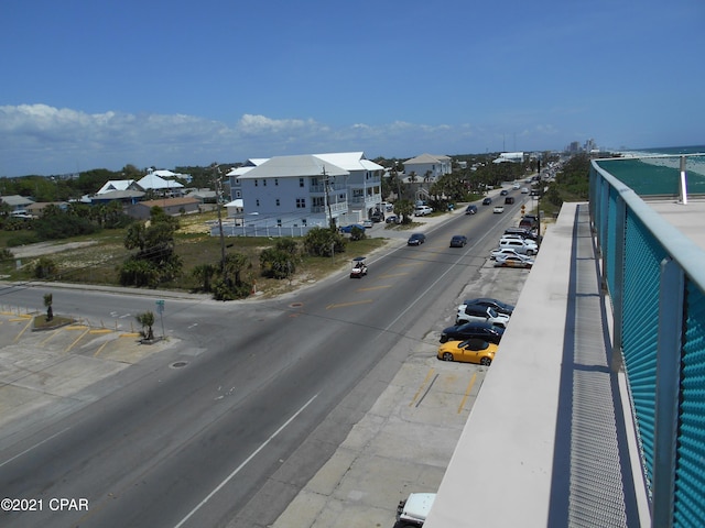 view of road