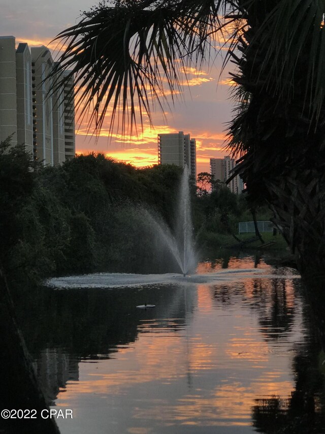 view of water feature