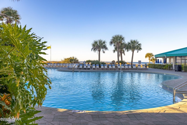 view of pool