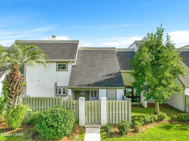 view of rear view of property