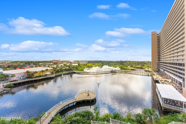 property view of water