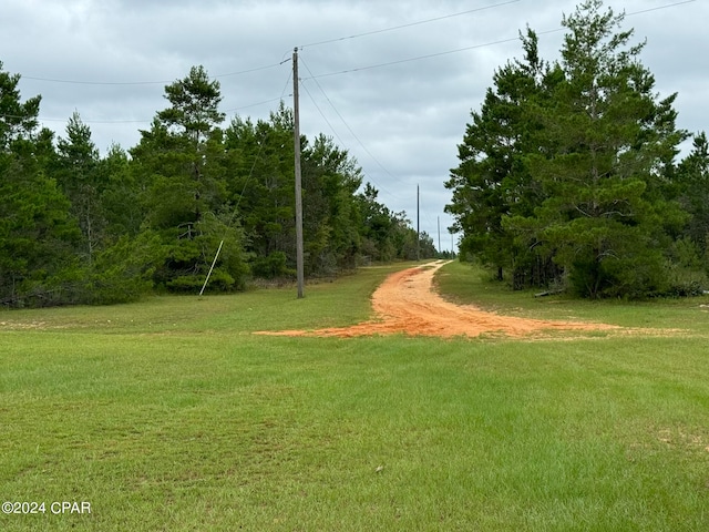 view of home's community featuring a yard