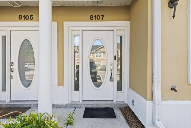 view of entrance to property