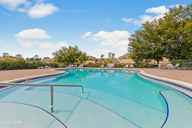 view of pool