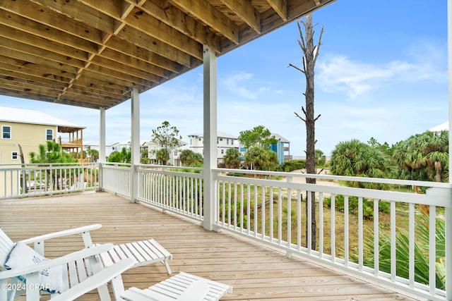 view of deck