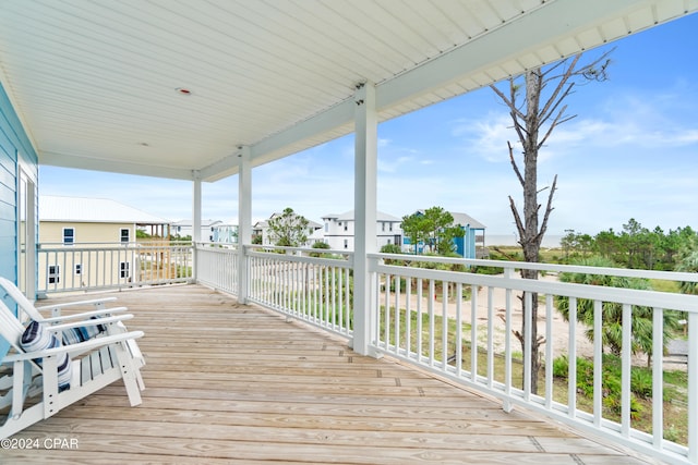 view of deck