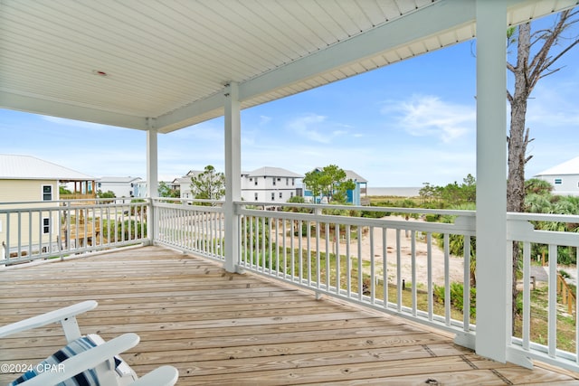 view of deck