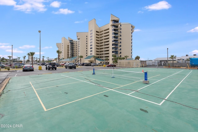 view of tennis court