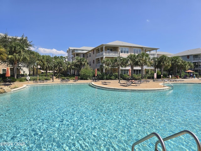 view of pool