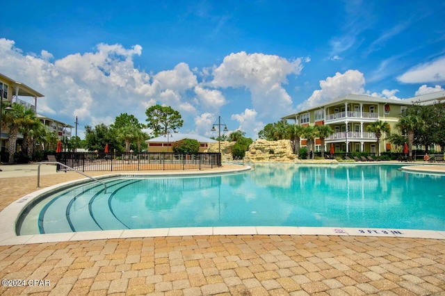 view of pool