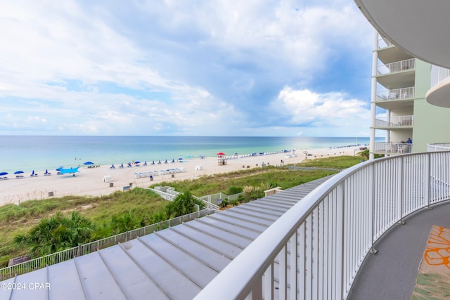 water view with a beach view