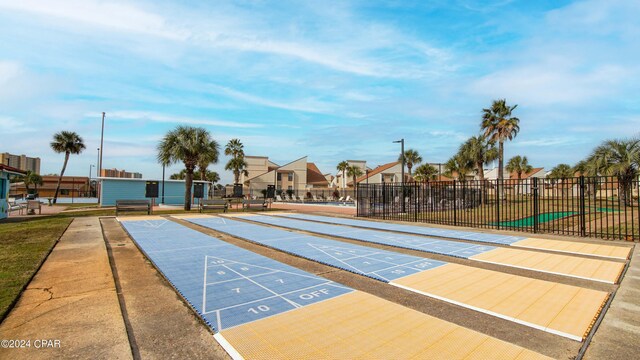 view of property's community featuring a pool