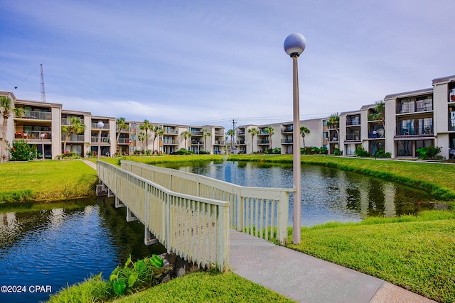 property view of water