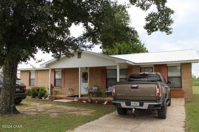 view of ranch-style home