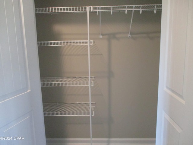 view of closet