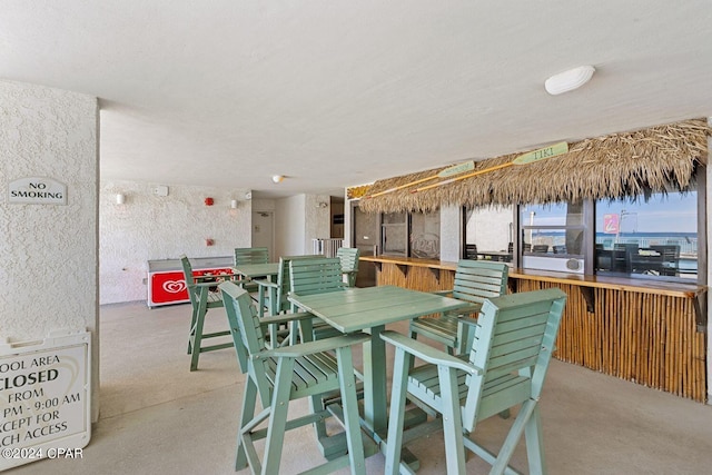 view of dining room