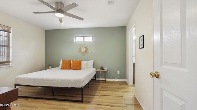 3809 Mystic St, Panama City, FL 32408 - bedroom featuring light wood-style floors, visible vents, baseboards, and multiple windows