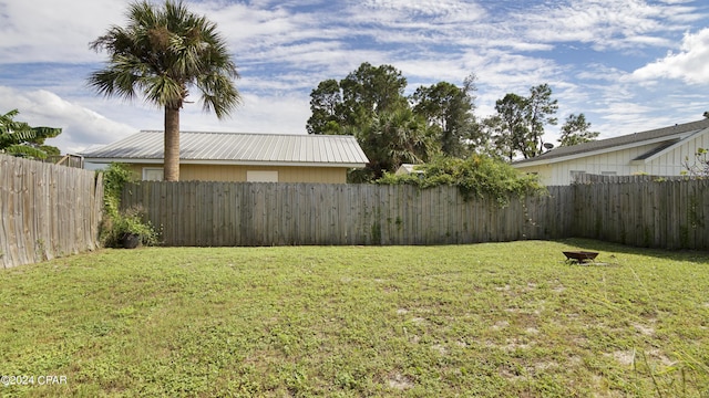3809 Mystic St, Panama City, FL 32408 - view of yard with a fenced backyard