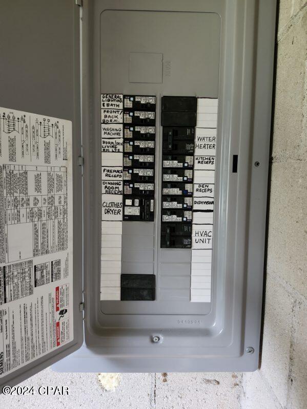 utilities with electric panel