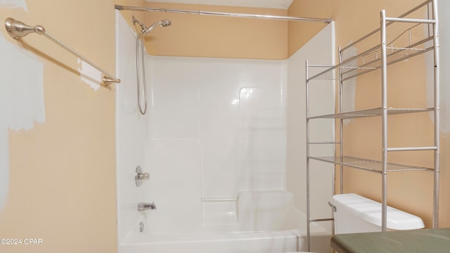 bathroom with  shower combination and toilet