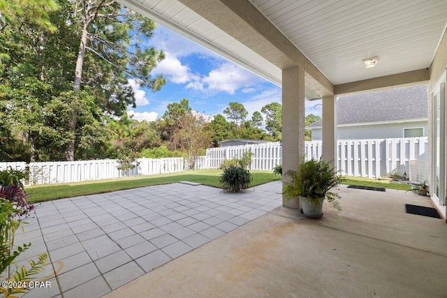 view of patio