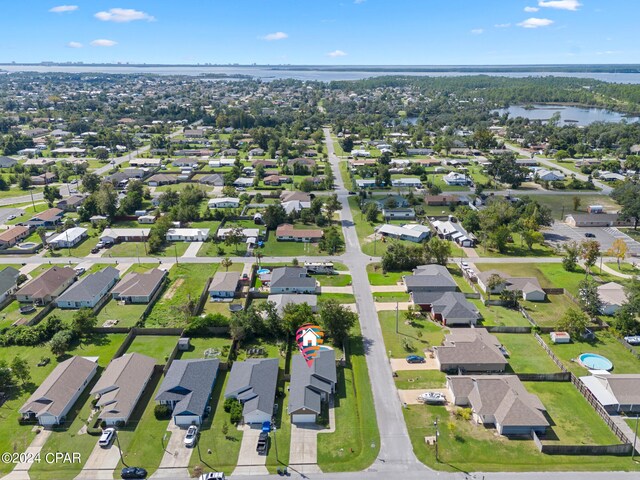 1300 Alabama Ave, Lynn Haven, FL 32444 - aerial view of property and surrounding area featuring nearby suburban area and a nearby body of water