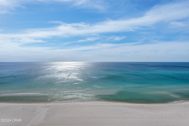 water view featuring a view of the beach