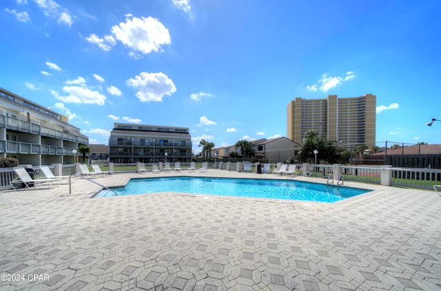 view of pool