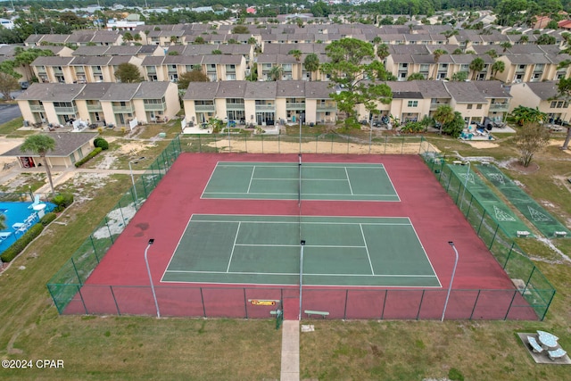 view of sport court