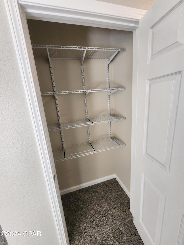 view of closet