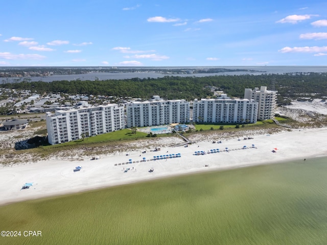 4425 Thomas Dr Unit 707, Panama City, FL 32408 - drone / aerial view of expansive beach