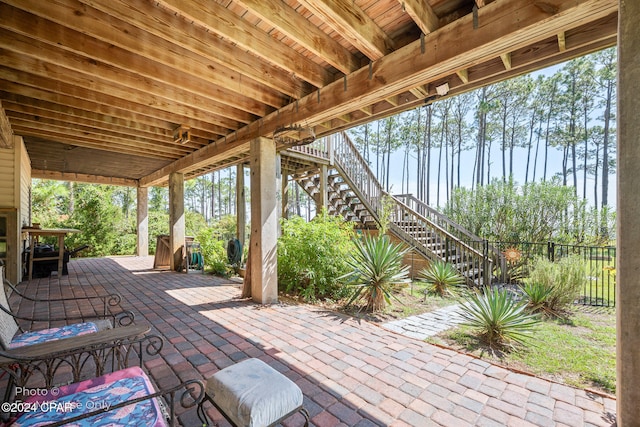 view of patio