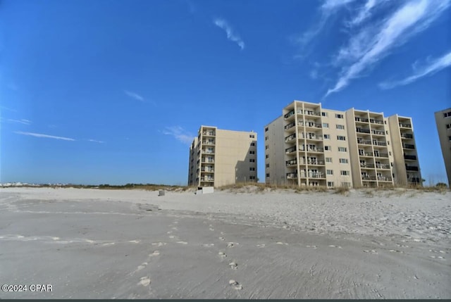 view of property with a water view