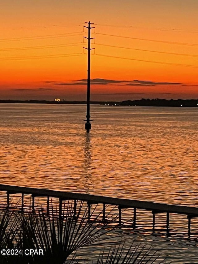 property view of water